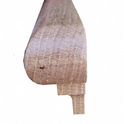 Prefinished Red Oak Solid Hardwood 1 in thick x 1.875 in wide x 14.75 in Length Retro Fit Return